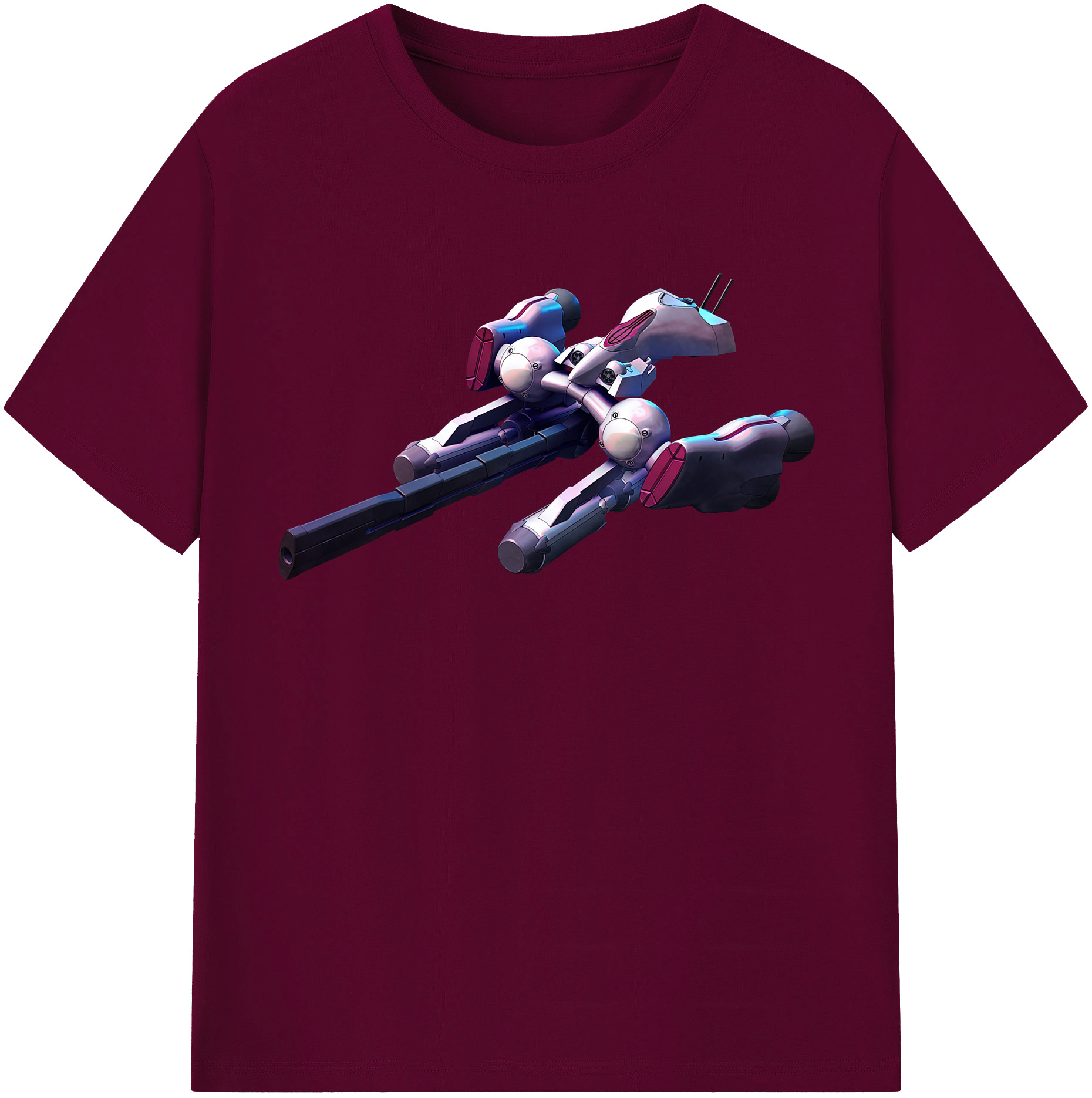 （画像用） 機動戦士ガンダム Mobile Suit Gundam レディースカジュアルプリントTシャツ（綿100％）